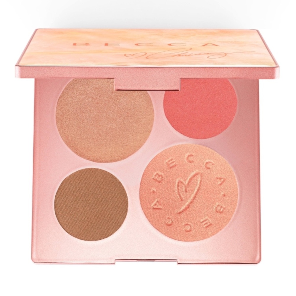 🌸 BECCA X Chrissy Teigen Glow Face Palette - Picture 3 of 8